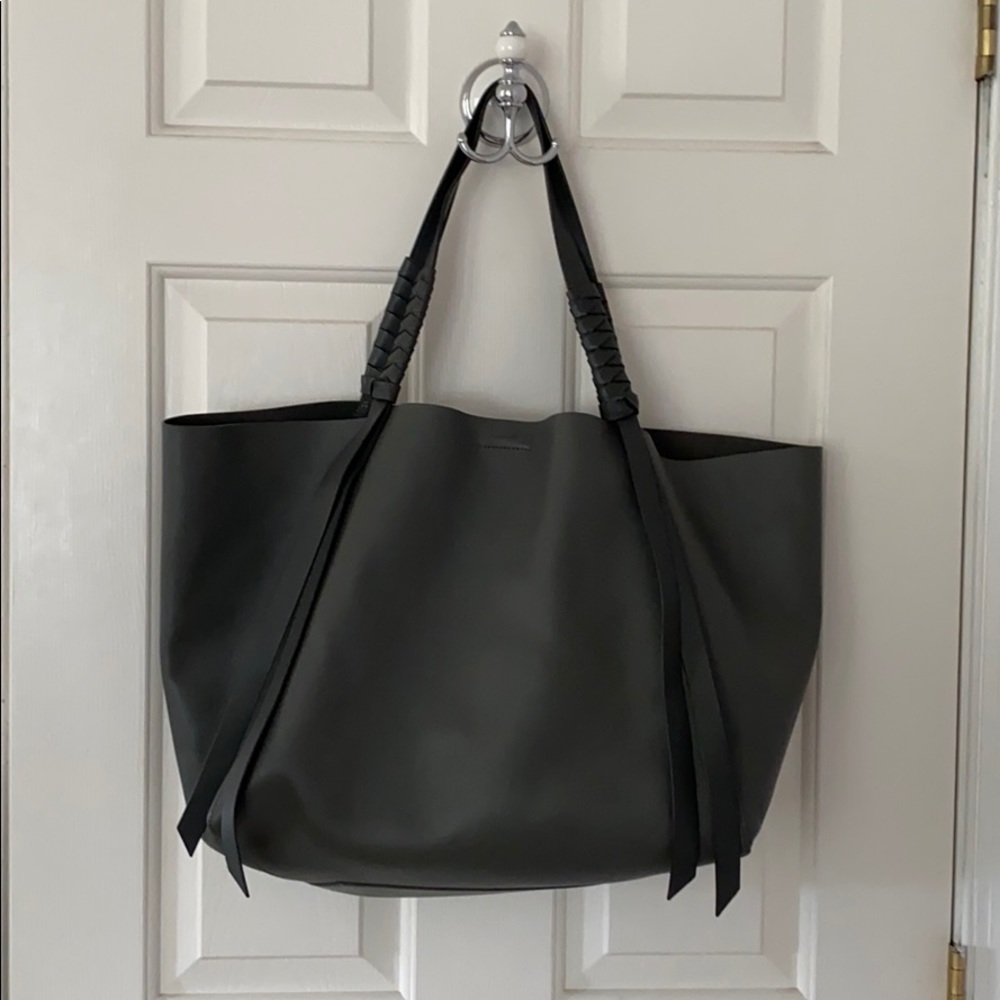 All Saints Vincent Leather Tote